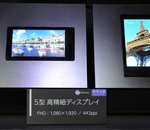 Ceatec 2012 : un écran 5 pouces 1080p chez Sharp, à 443 ppp