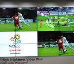 Sharp : un mur de TV... à partir de 17 000 euros par dalle