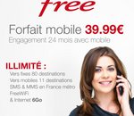 Free Mobile : un forfait à 39,99€ avec engagement de 24 mois sur vente-privée