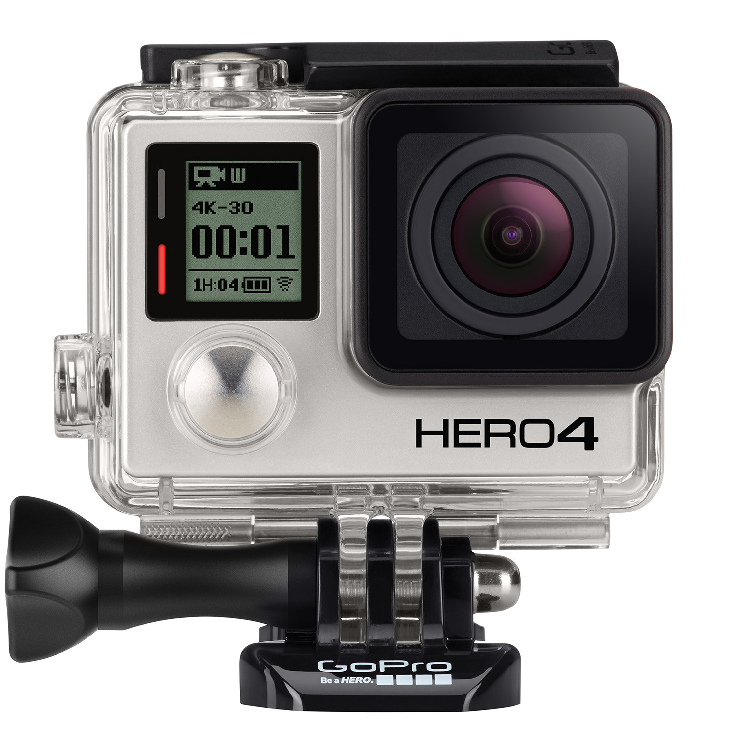GoPro Hero4 4K à 30 i/s ou écran tactile intégré
