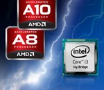 Processeurs entrée de gamme: AMD A8/A10 Virgo vs Intel Core i3 Ivy Bridge