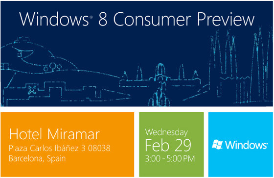 Windows 8 : la Consumer Preview publiée le 29 février