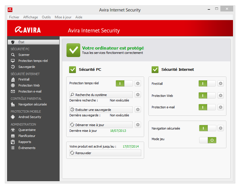 antivirus avira gratuit sur clubic