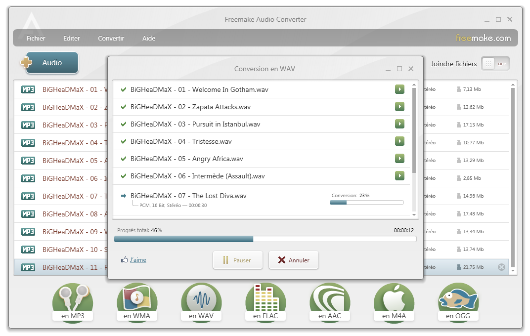 Freemake Audio Converter © Clubic.com