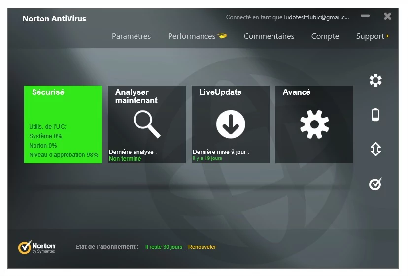 Norton Antivirus 2013 © Clubic.com