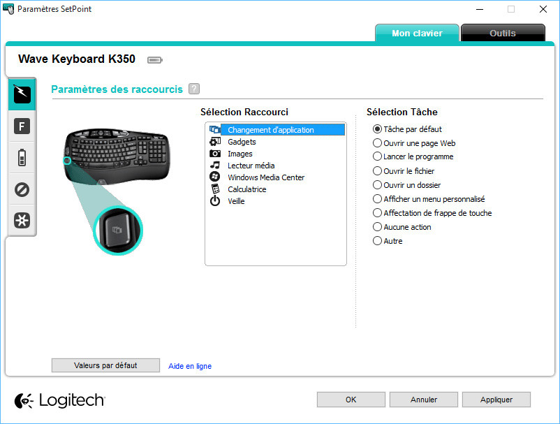 gratuitement logitech setpoint pour windows
