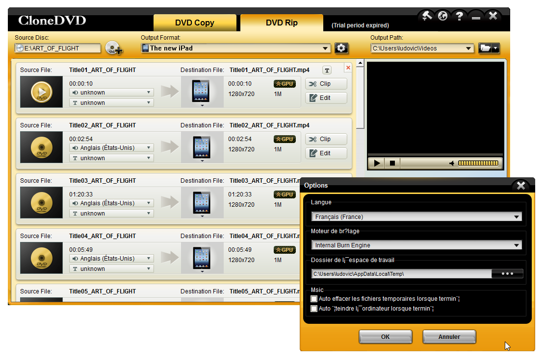 clone dvd clubic