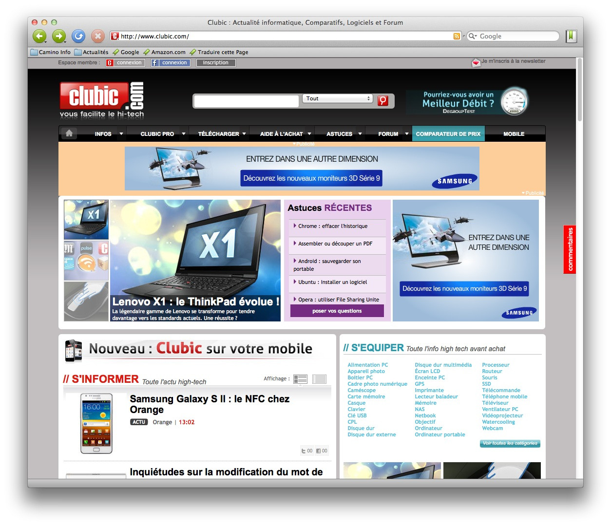 navigateur pour mac 10.4.11