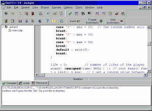 Descargar Dev C%2b%2b 4.9 9.2 Setup