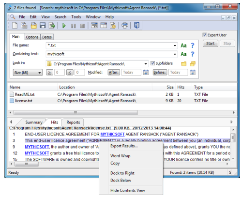 agent ransack français