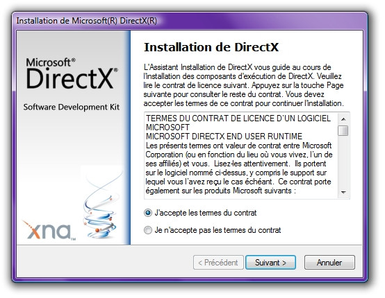 Directx pour windows 10