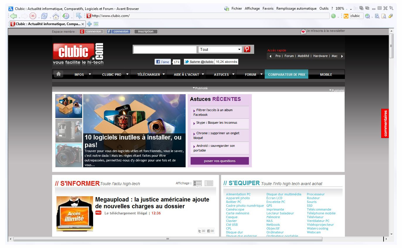 uc browser pour pc clubic