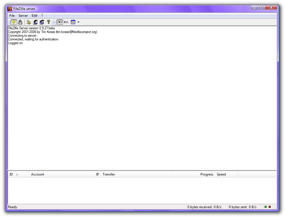 filezilla server clubic