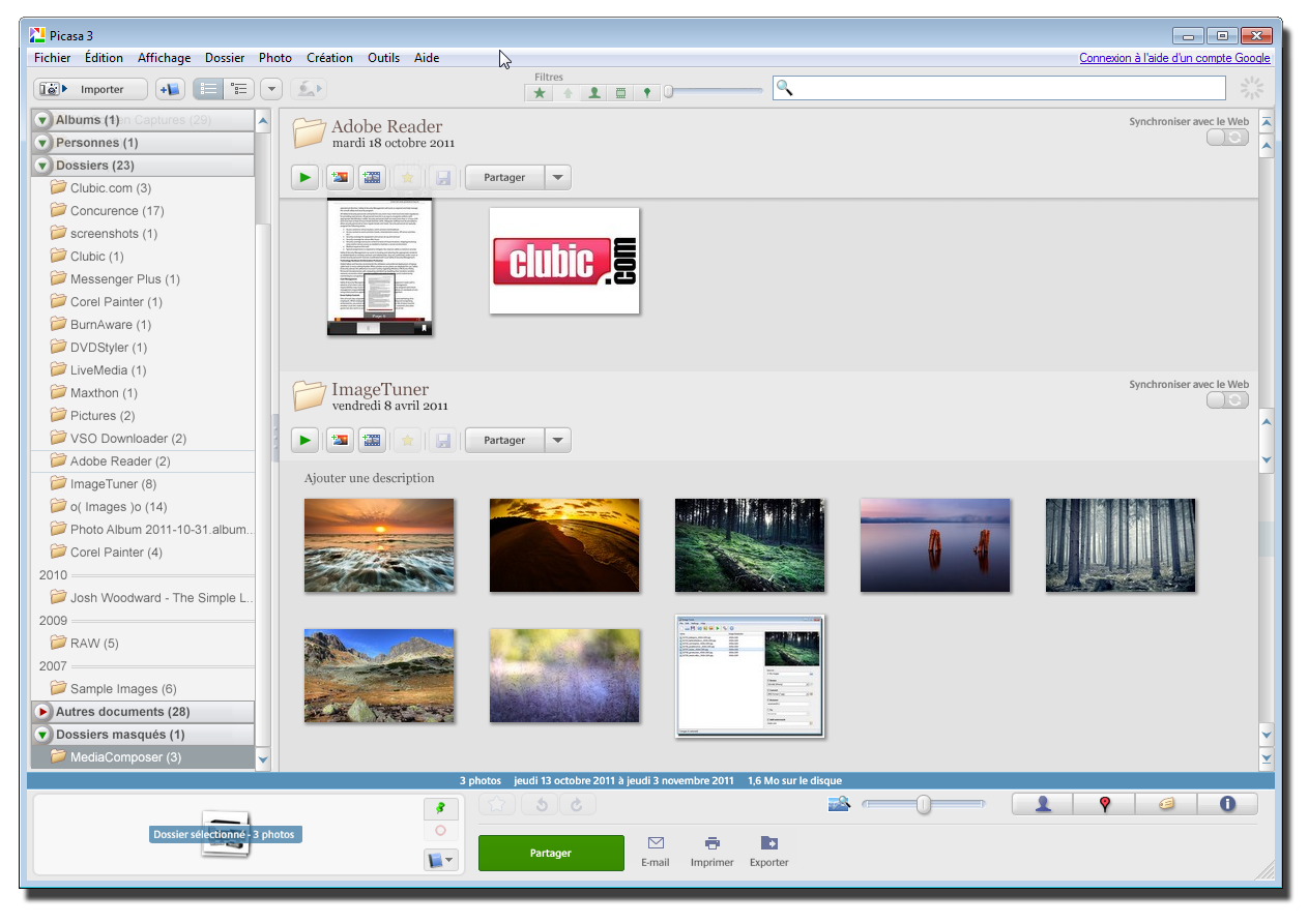 picasa 3 en francais gratuitement