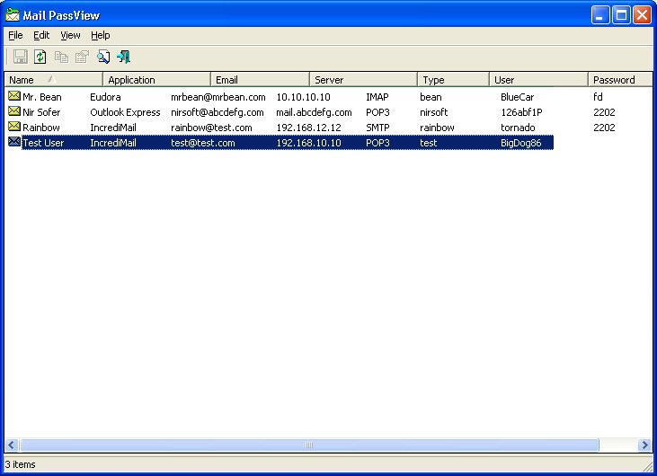 mail passview francais