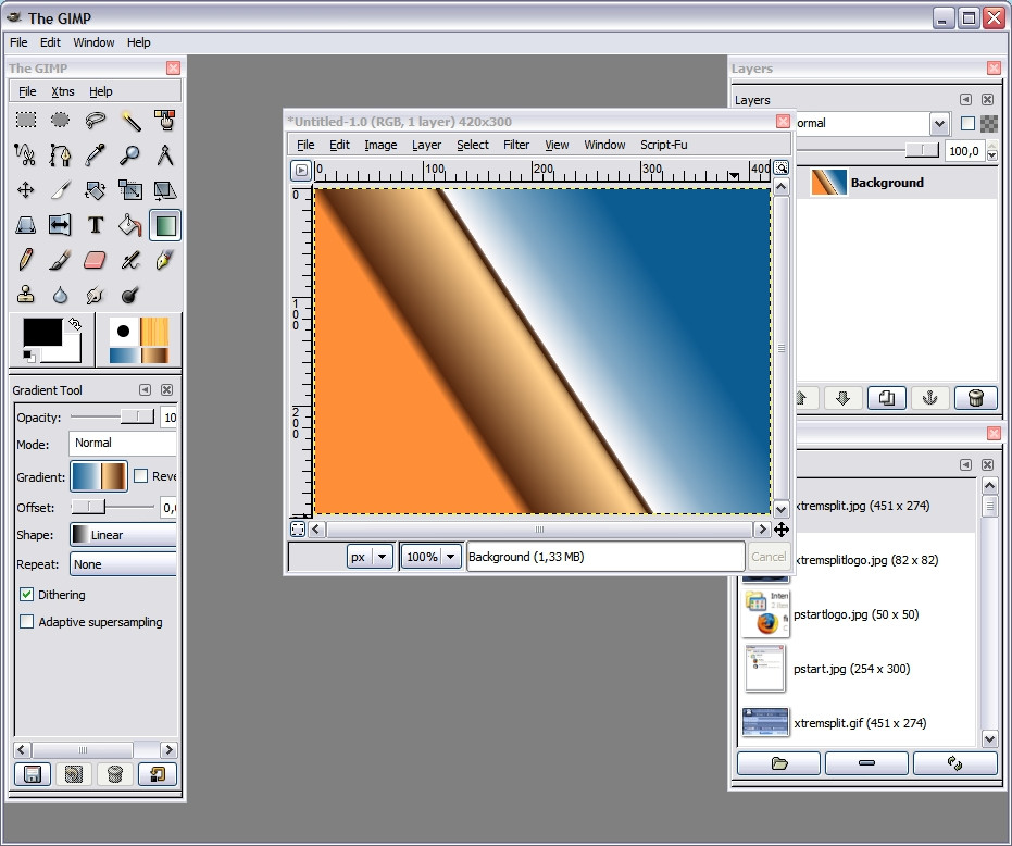 gimp sur clubic