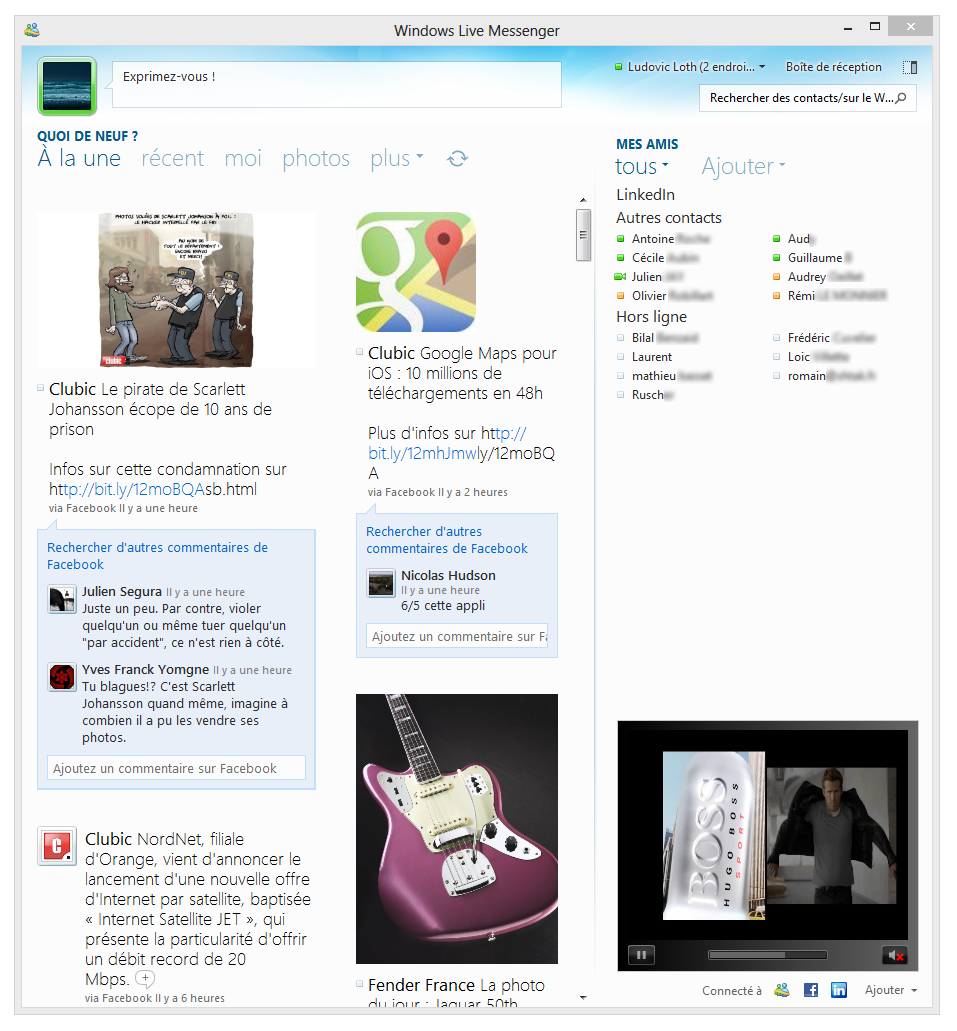 msn 2011 avec clubic