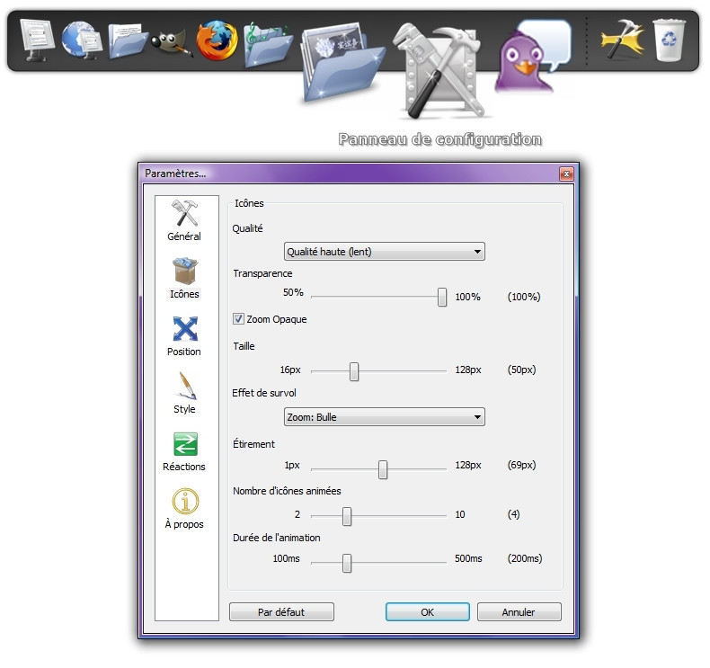 rocketdock sur clubic