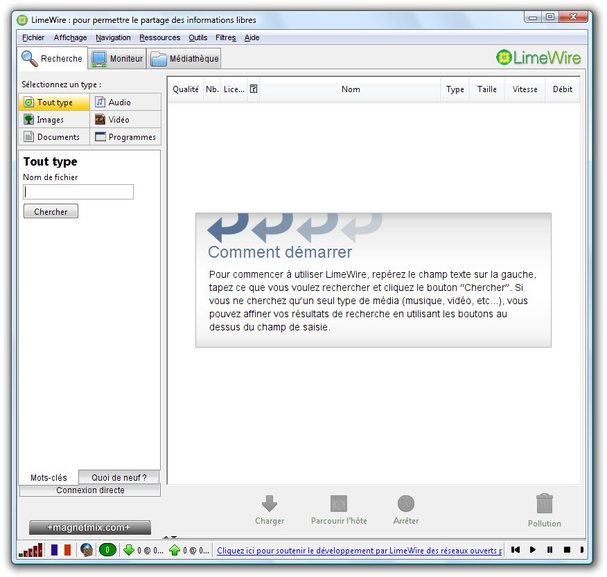 limewire 4.16 gratuitement