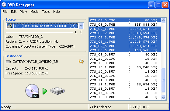 dvd decrypter clubic