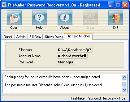Télécharger Filemaker Password Recovery (Gratuit) - Clubic