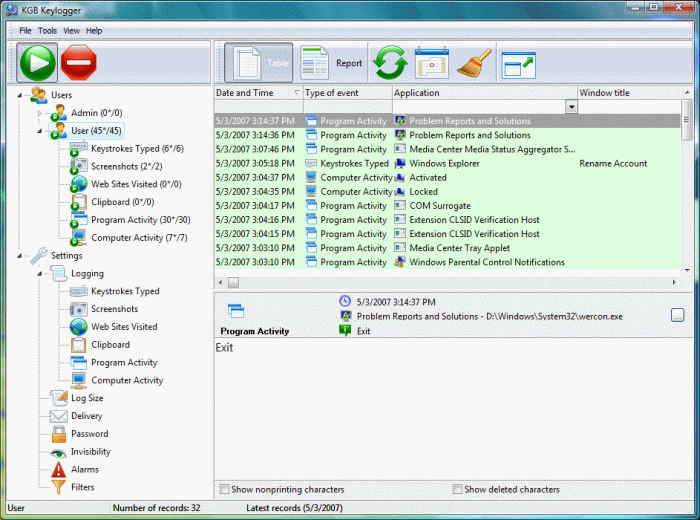 volvox keylogger