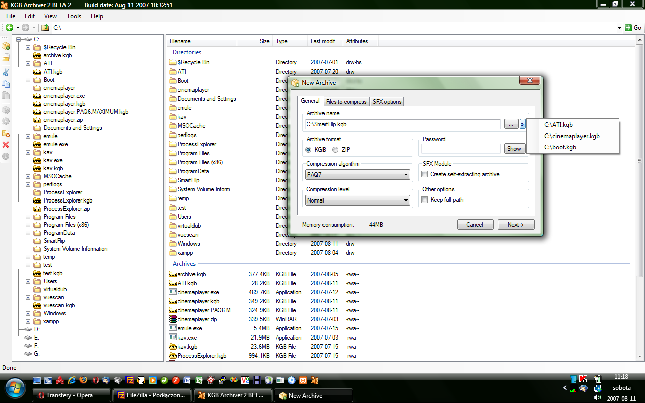 kgb archiver gratuitement