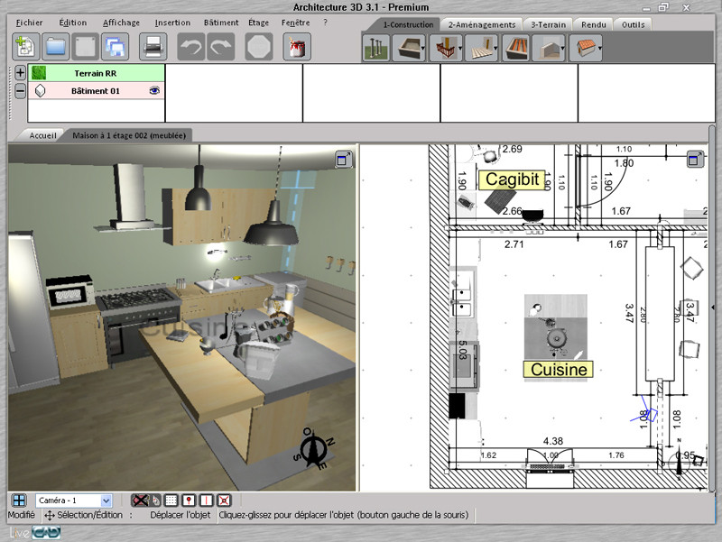 Logiciel 3d architecture gratuit francais