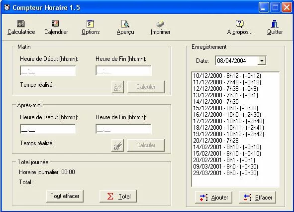 Telecharger Compteur Horaire Pour Windows Telechargement
