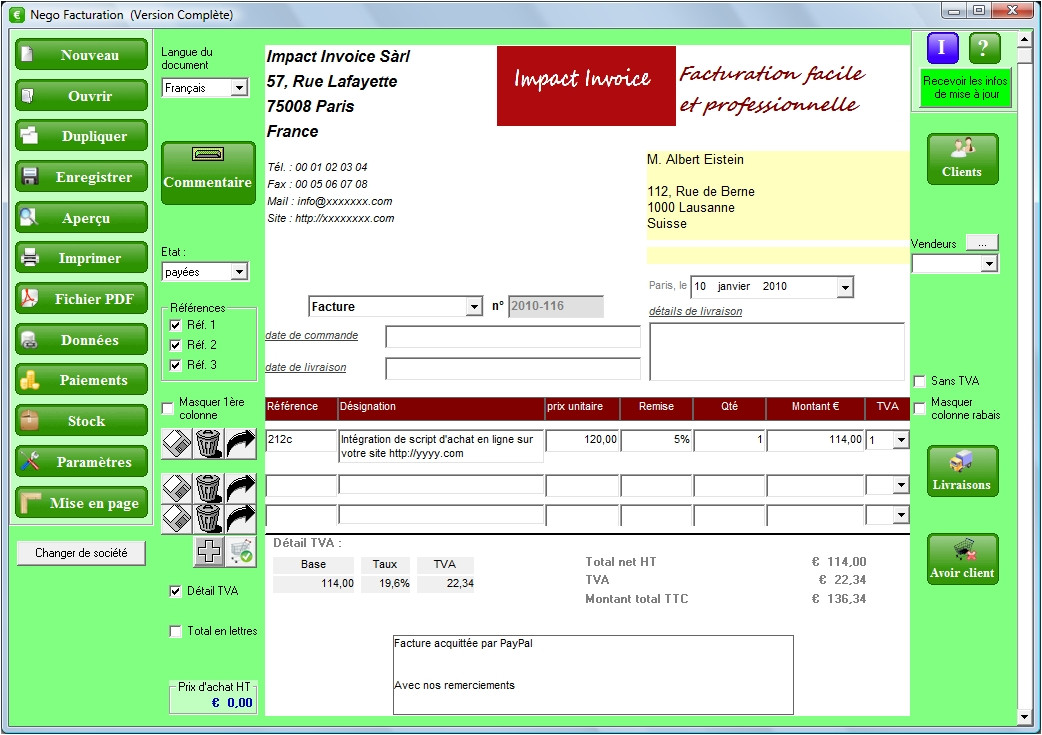 Telecharger Nego Facturation Pour Windows Telechargement Gratuit