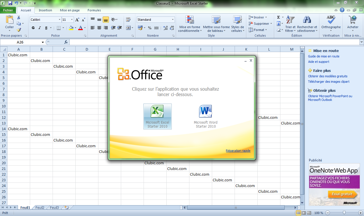 Telecharger Microsoft Office Starter Gratuit Clubic Com