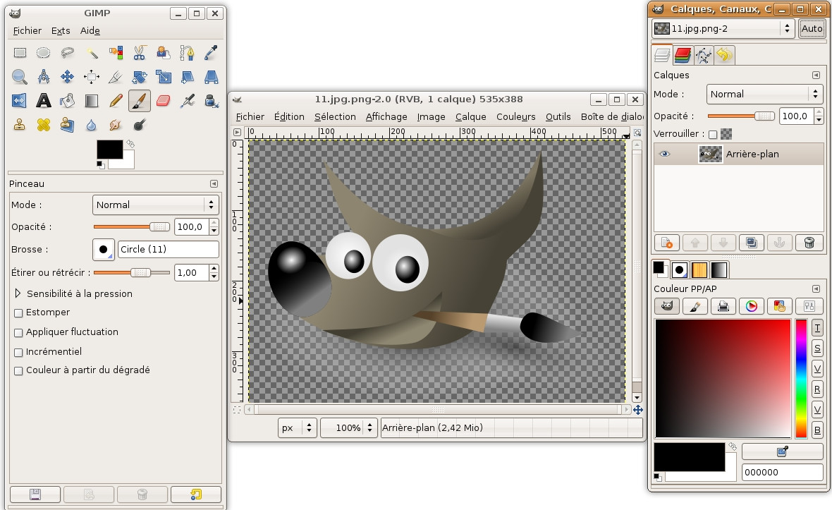 gimp 2.8 clubic