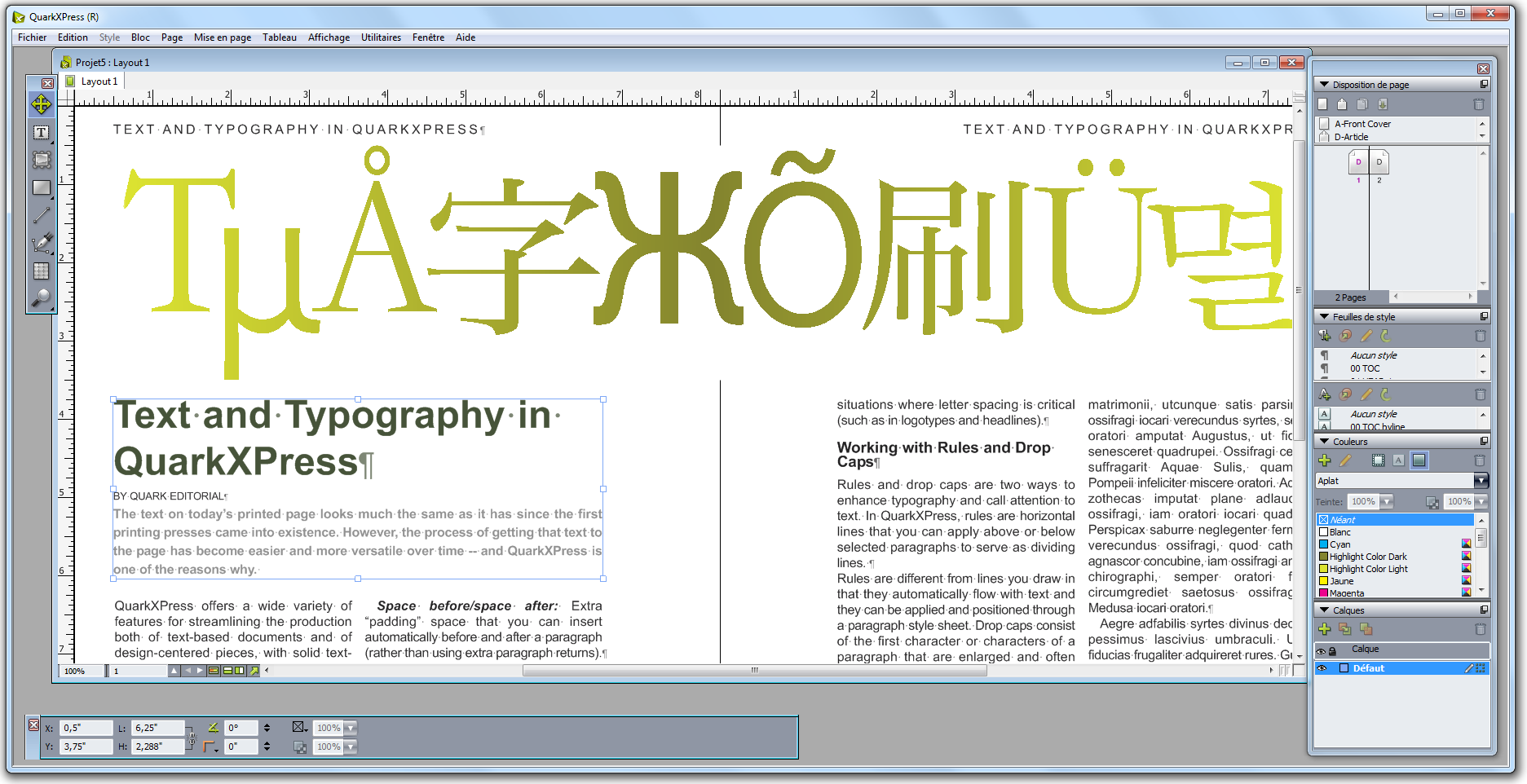 quarkxpress gratuit français