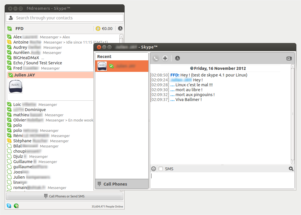 skype 2012 sur clubic