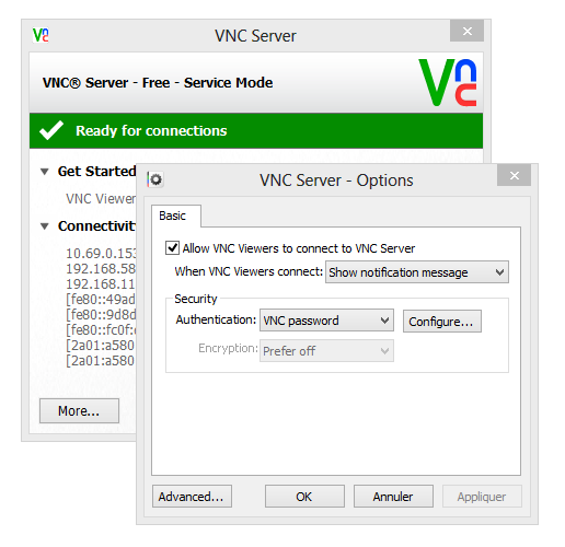 vnc viewer clubic