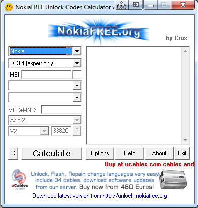 Telecharger Nokiafree Unlock Codes Calculator Pour Windows Telechargement Gratuit