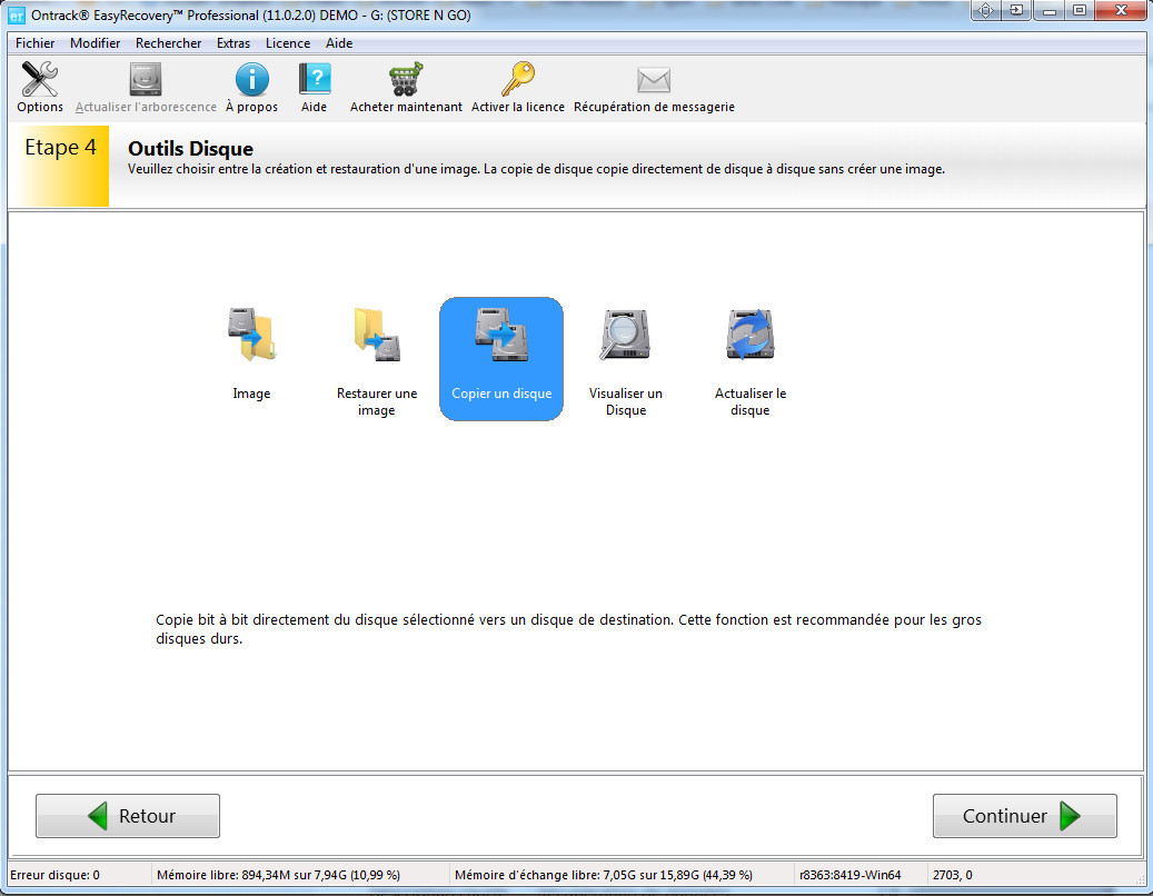 easy recovery sur clubic