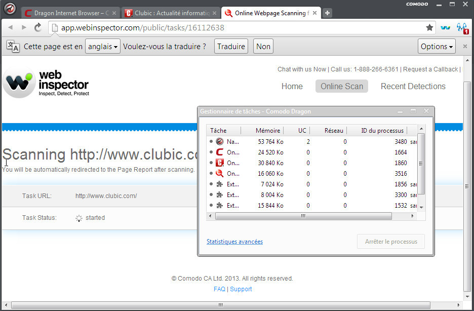 comodo dragon gratuit clubic