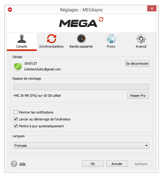 ma config 32 bits clubic