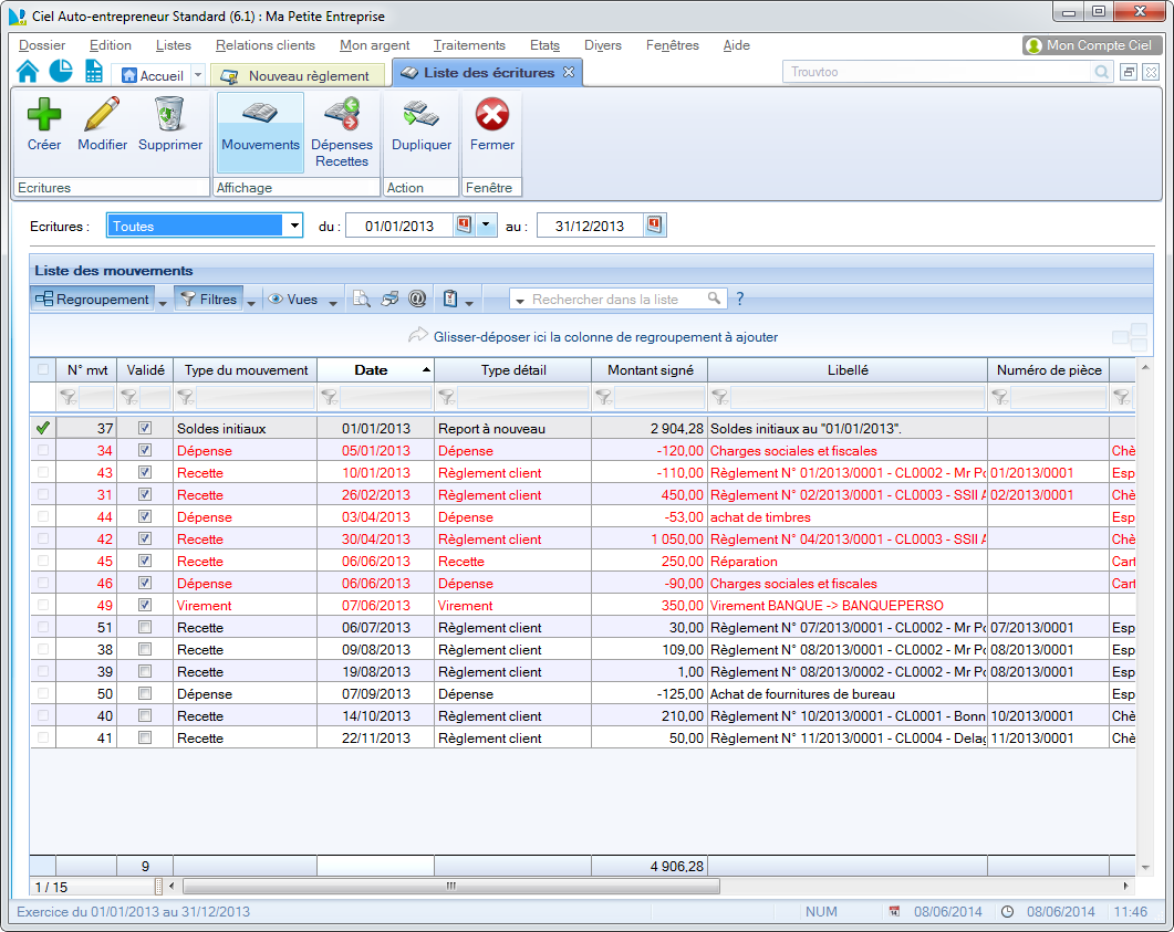 ciel auto entrepreneur gratuit 01net