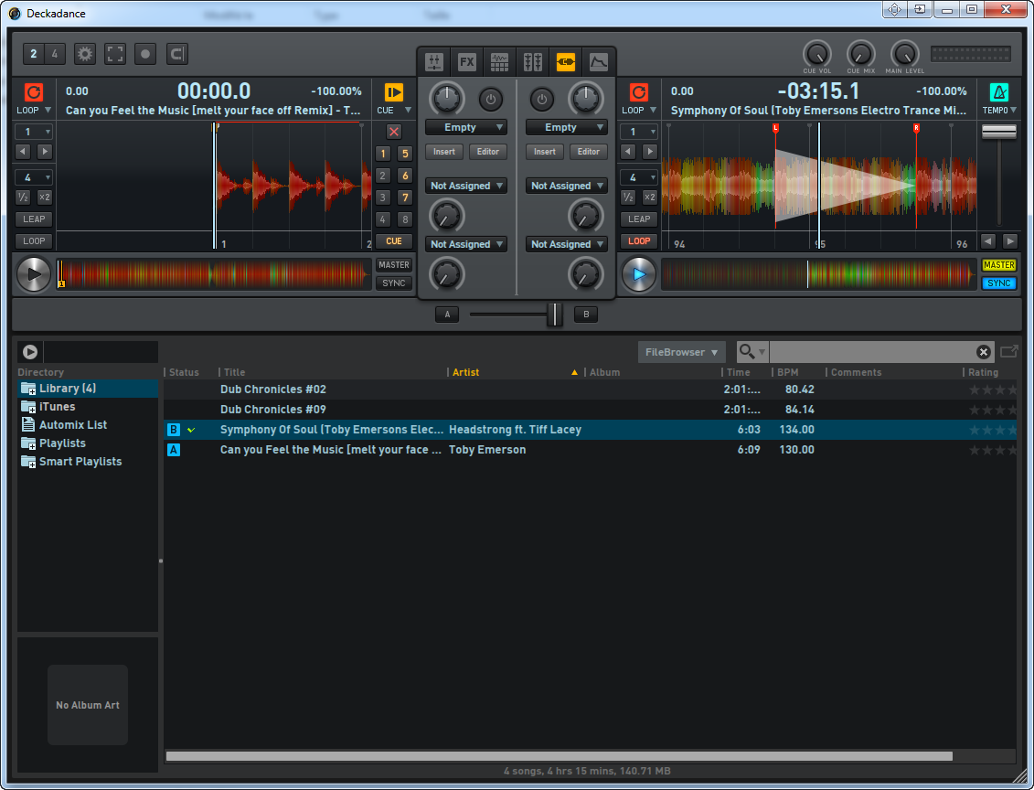 le logiciel deckadance gratuitement