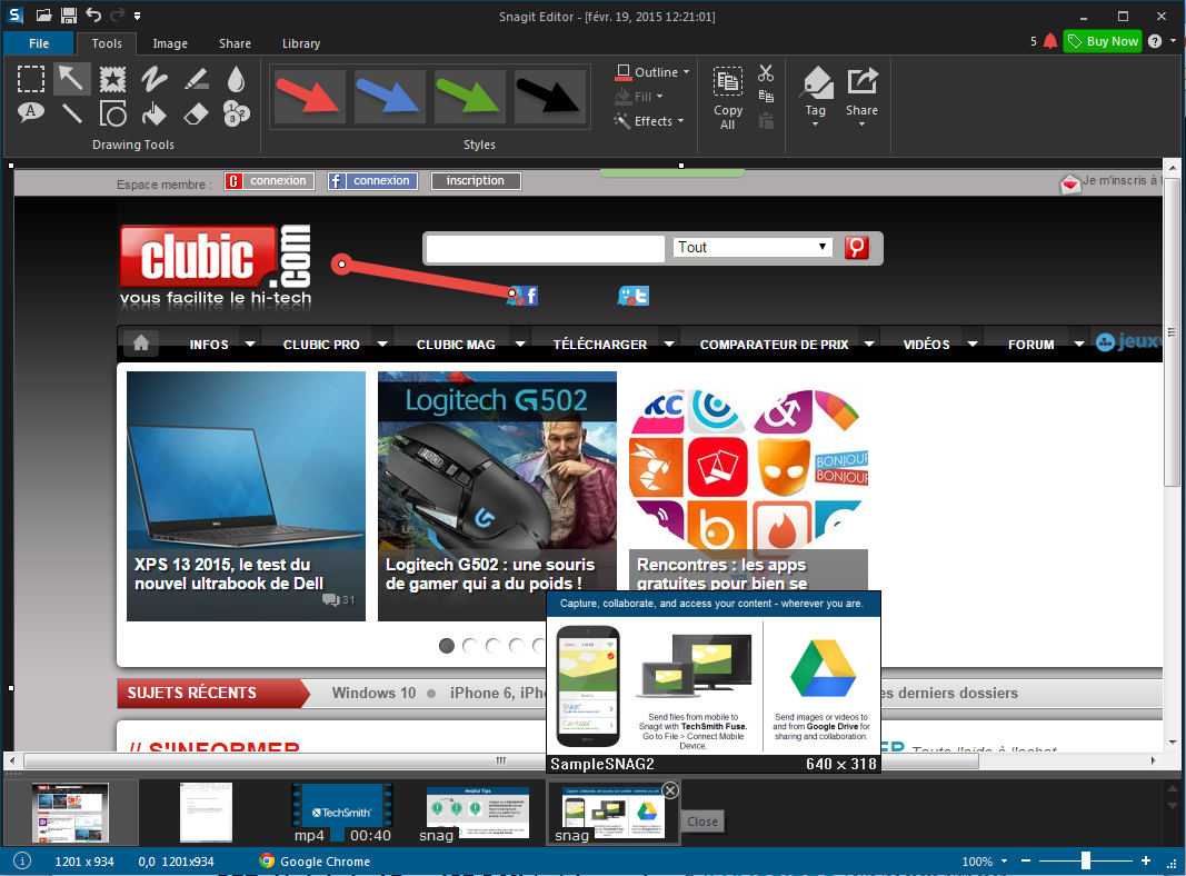 snagit 9 clubic