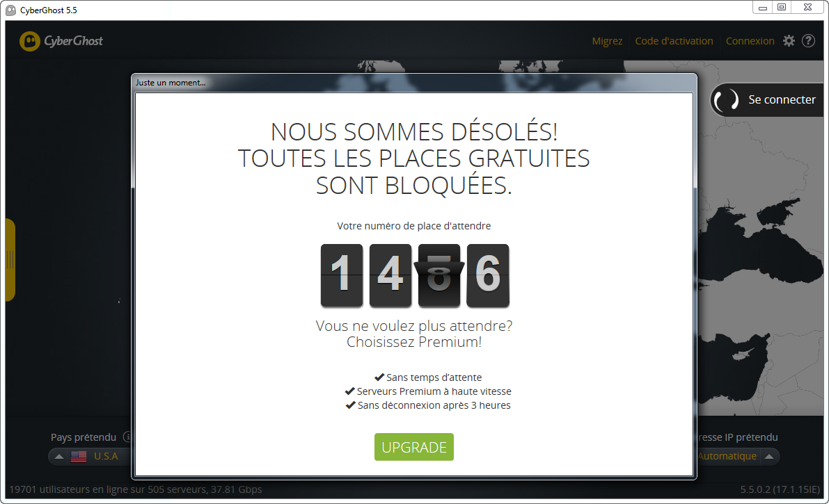 cyberghost vpn clubic