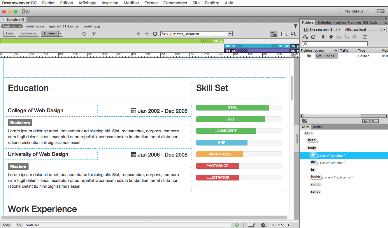 dreamweaver 8 sur clubic