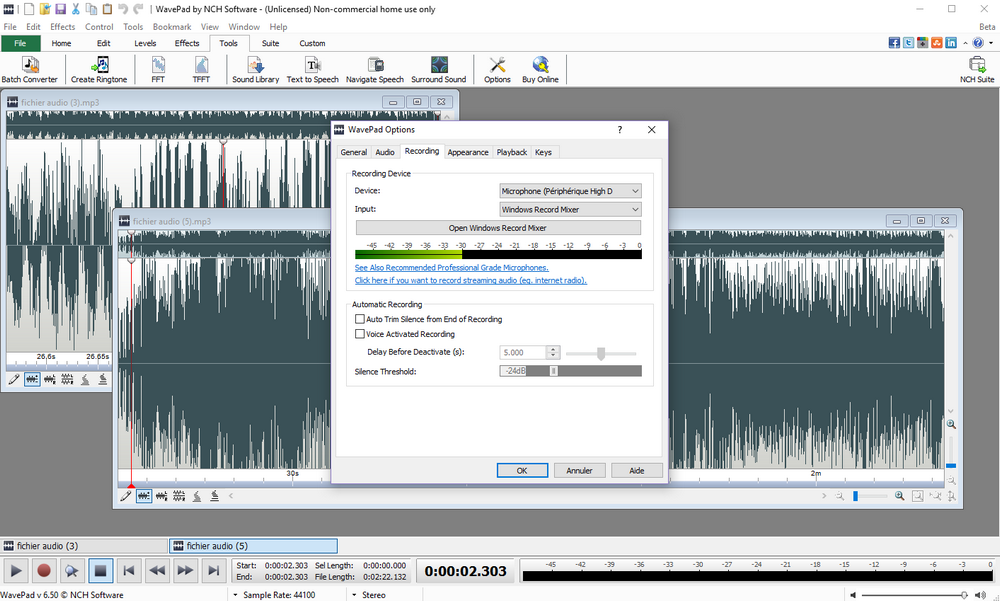 wavepad sound editor clubic