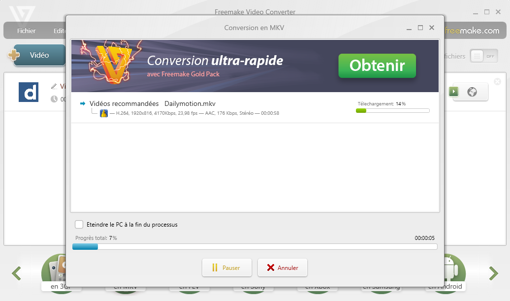Freemake Video Converter © clubic.com