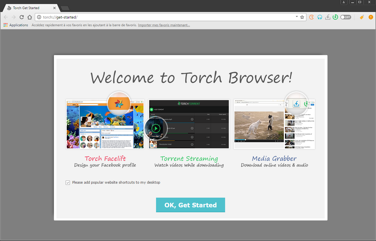 Torch Browser © clubic.com