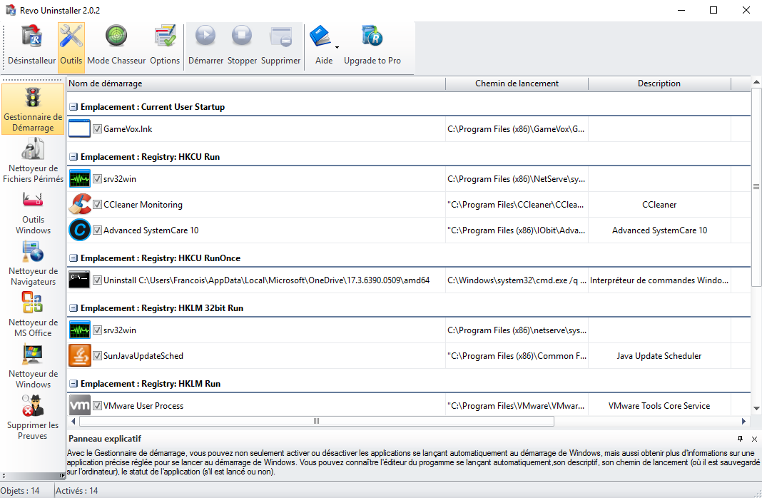gratuit sur clubic revo uninstaller