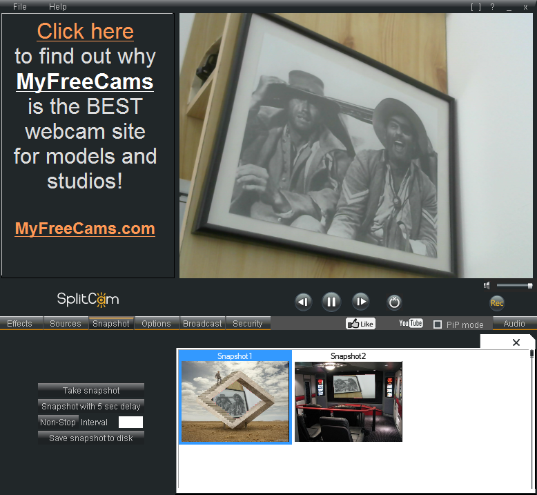 splitcam clubic gratuit