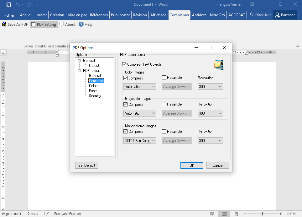 Word to PDF Converter © clubic.com